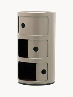 Kartell Contenedor de diseño Componibili, 3 módulos^ Cajoneras|Mesas Auxiliares