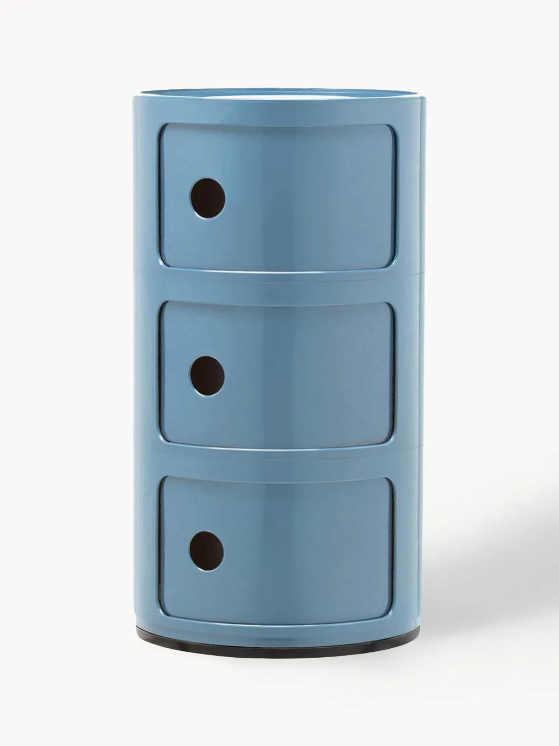 Kartell Contenedor de diseño Componibili, 3 módulos