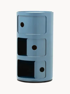 Kartell Contenedor de diseño Componibili, 3 módulos