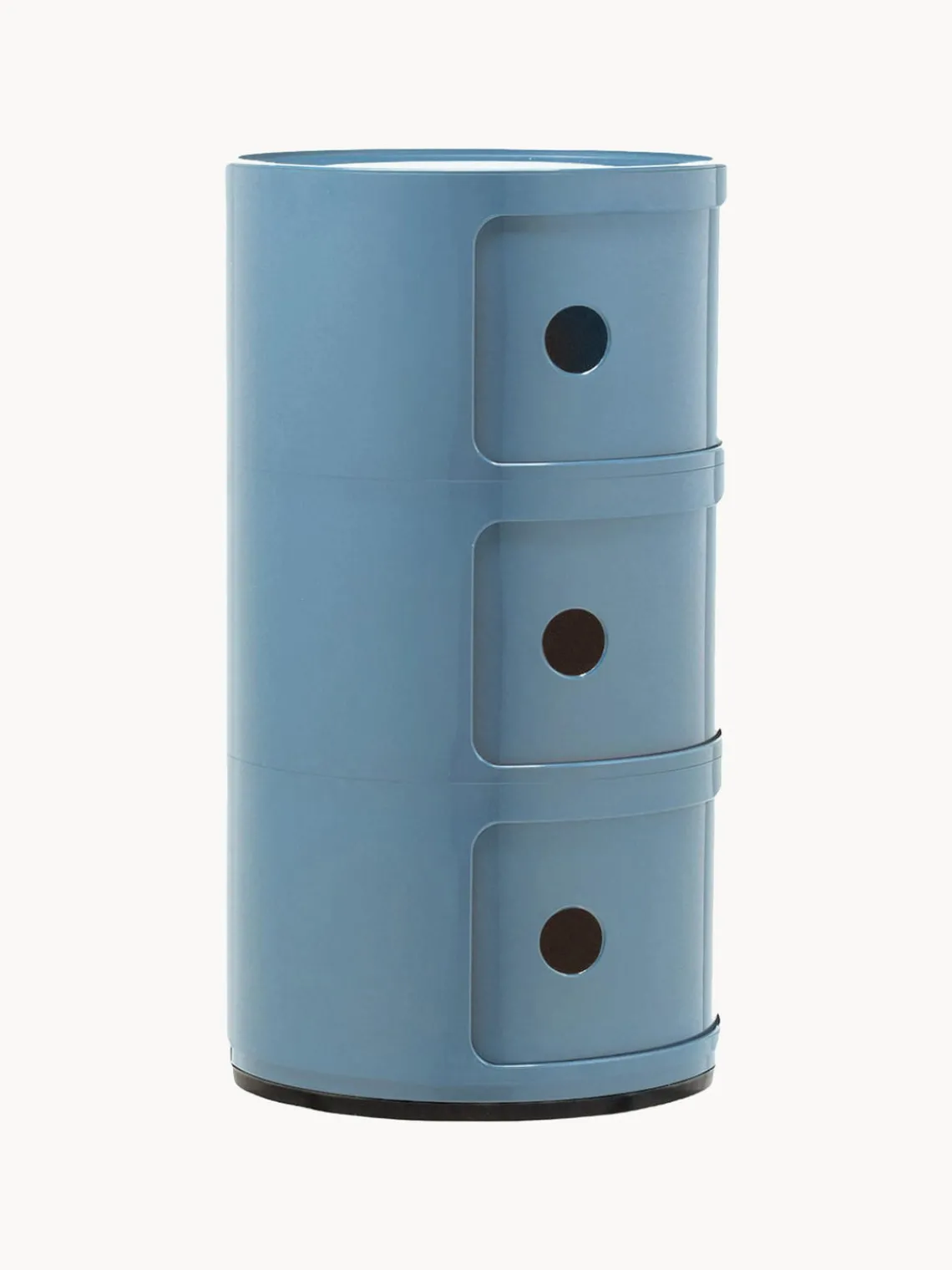 Kartell Contenedor de diseño Componibili, 3 módulos