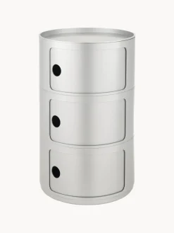 Kartell Contenedor de diseño Componibili, 3 módulos