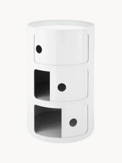 Kartell Contenedor de diseño Componibili, 3 módulos