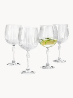 Copas balón con relive America's Cocktail, 4 uds.^ Copas De Cóctel|Vajillas Completas