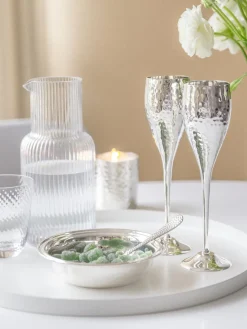 Edzard Copas de champán artesanales Dodo, 2 uds.