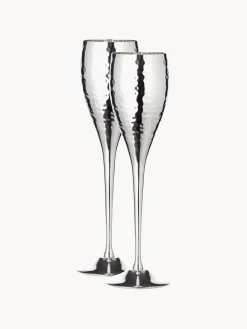 Edzard Copas de champán artesanales Dodo, 2 uds.