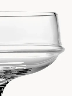 SERAX Copas de champán sopladas Dune, 4 uds.