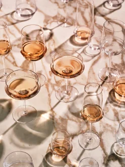 SERAX Copas de champán sopladas Dune, 4 uds.^ Copas De Champagne|Vajillas Completas