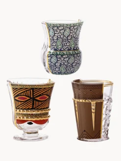 SELETTI Copas de cristal Hybrid, 3 uds.