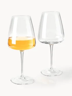 Westwing Collection Copas de vino blanco sopladas Ellery, 4 uds.^ Copas De Vino|Vajillas Completas
