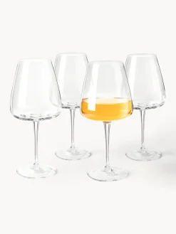 Westwing Collection Copas de vino blanco sopladas Ellery, 4 uds.^ Copas De Vino|Vajillas Completas