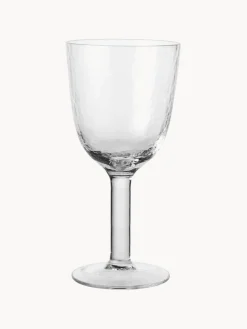 Broste Copenhagen Copas de vino blanco sopladas Hammered, 4 uds.^ Copas De Vino|Vajillas Completas