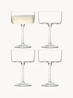 Lsa International Copas pompadour de champán Gio, 4 uds.
