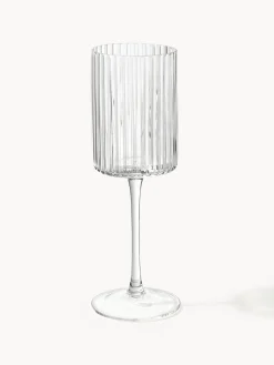 Westwing Collection Copos de vino soplados Aleo, 4 uds.^ Menaje De Mesa