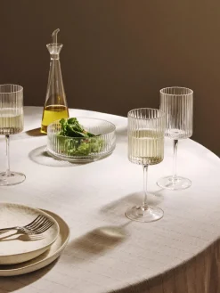 Westwing Collection Copos de vino soplados Aleo, 4 uds.^ Menaje De Mesa