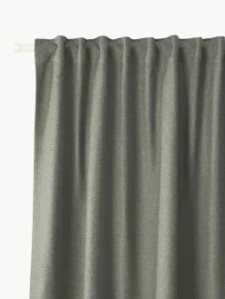 Westwing Collection Cortinas semiopacas con multibanda Jensen, 2 uds.