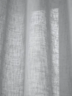 Westwing Collection Cortinas semitransparente con cinta de lazo Gardine Ibiza, 2 uds.^ Cortinas Y Visillos|Mantas