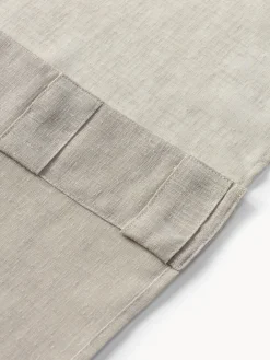 Westwing Collection Cortinas semitransparente con cinta de lazo Gardine Ibiza, 2 uds.