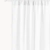 Westwing Collection Cortinas semitransparente de muselina con dobladillo Malvina, 2 uds.^ Cortinas Y Visillos|Mantas