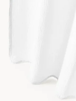 Westwing Collection Cortinas semitransparente de muselina con dobladillo Malvina, 2 uds.^ Cortinas Y Visillos|Mantas