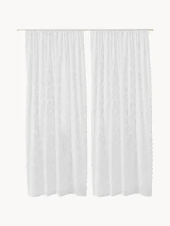 Jotex Cortinas transparentes con dobladillo Lacina, 2 uds.^ Cortinas Y Visillos|Mantas