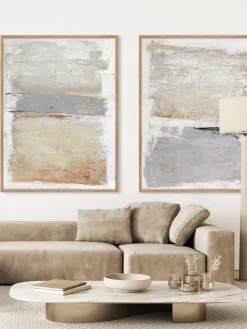 Malerifabrikken Cuadro en lienzo pintado a mano Scenario, marco de madera