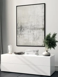 Malerifabrikken Cuadro en lienzo pintado a mano Simple Living, marco de madera