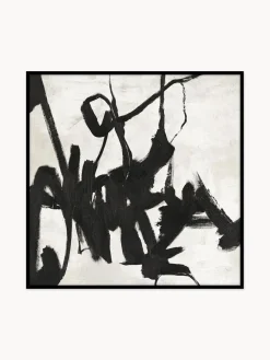 Malerifabrikken Cuadro en lienzo pintado a mano con marco de madera Playblack^ Lienzos|Jarrones