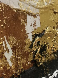 Agave Cuadro en lienzo pintado a mano Rust