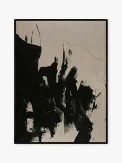 Malerifabrikken Cuadro en lienzo pintado a mano Without, marco de madera