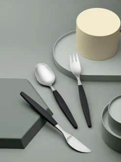 Gense Cubertería cepillada mate Focus de Luxe, 4 comensales (12 pzas.)