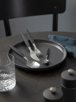 Gense Cubertería cepillada mate Focus de Luxe, 4 comensales (12 pzas.)