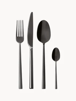 Sambonet Cubertería de acero inoxidable Rock, tamaños diferentes^ Juego De Cubiertos|Vajillas Completas