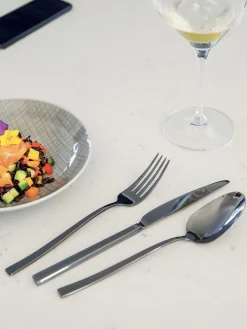 Sambonet Cubertería de acero inoxidable Rock, tamaños diferentes^ Juego De Cubiertos|Vajillas Completas