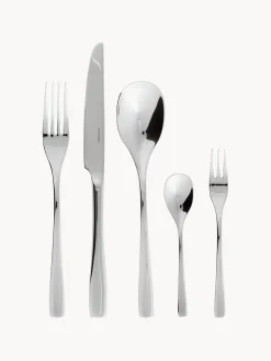 Sambonet Cubertería de acero inoxidable Sintesi, 6 comensales, 30 pzas.