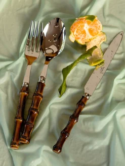 Sabre Paris Cubertería de bambú Panda, tamaños diferentes