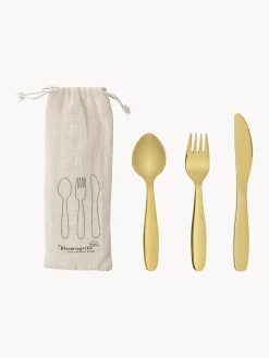 Bloomingville Mini Cubertería infantil de acero inoxidable Ally, 3 pzas.^Niños Vajillas Infantiles|Decoración Infantil