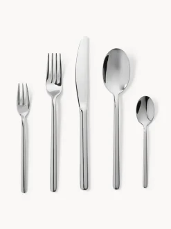 Westwing Collection Cubertería muy pulida Loretta, tamaños diferentes