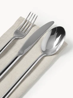 Westwing Collection Cubertería muy pulida Loretta, tamaños diferentes