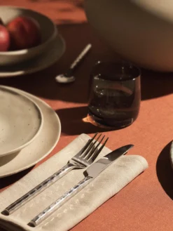 Westwing Collection Cubertería pulida martillada Miles, 4 comensales (20 pzas.)