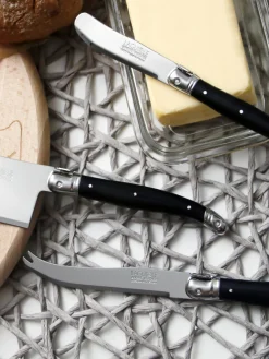 Laguiole Cuchillos para queso Debutant, 3 uds.^ Cuchillos De Cocina Y Bloques|Cuchillos De Queso