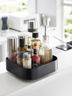 Yamazaki Cuenco de almacenamiento giratorio Tower^ Almacenaje De Cocina