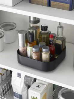 Yamazaki Cuenco de almacenamiento giratorio Tower^ Almacenaje De Cocina