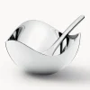 GEORG JENSEN Cuenco de sal de acero inoxidable Bloom, con cuchara^ Molinillos De Especias|Molinillos De Especias