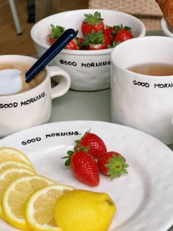 Anna + Nina Cuenco pintado a mano^ Boles Y Tazones|Vajillas Completas