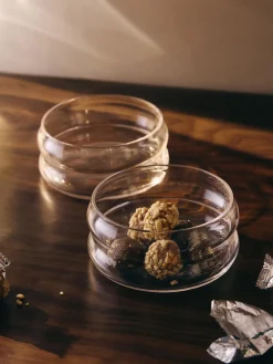 Westwing Collection Cuenco soplado artesanalmente Bubbly, 4 uds.