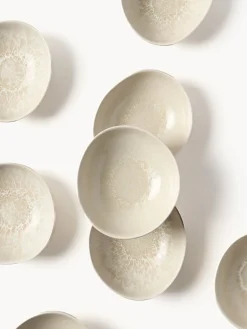 Westwing Collection Cuencos artesanales con forma orgánica Macey, 4 uds.