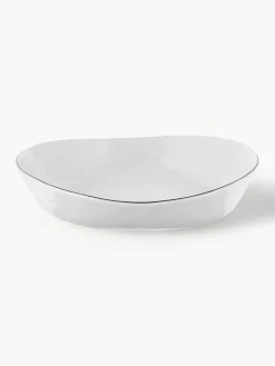 Broste Copenhagen Cuencos artesanales de porcelana Salt, Ø 20 cm, 2 uds.^ Boles Y Tazones|Menaje De Mesa