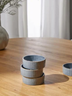 Broste Copenhagen Cuencos artesanales , 4 uds.^ Cuencos Aperitivos|Vajillas Completas