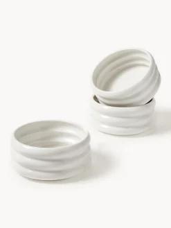 Westwing Collection Cuencos de porcelana Maira, 3 uds.
