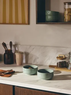 Westwing Collection Cuencos de porcelana Nessa, 4 uds.